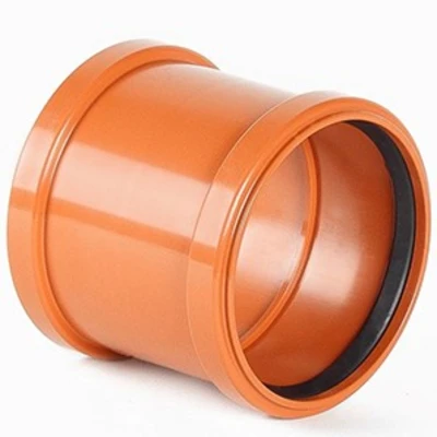 Муфта НПВХ соединительная Dn 110 наружная канализация ХЕМКОР