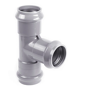 Тройник НПВХ 90º Dn 90/90 ХЕМКОР