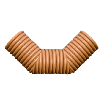 Отвод 90° ПП для гофрированных труб DN 190/160 SN 16